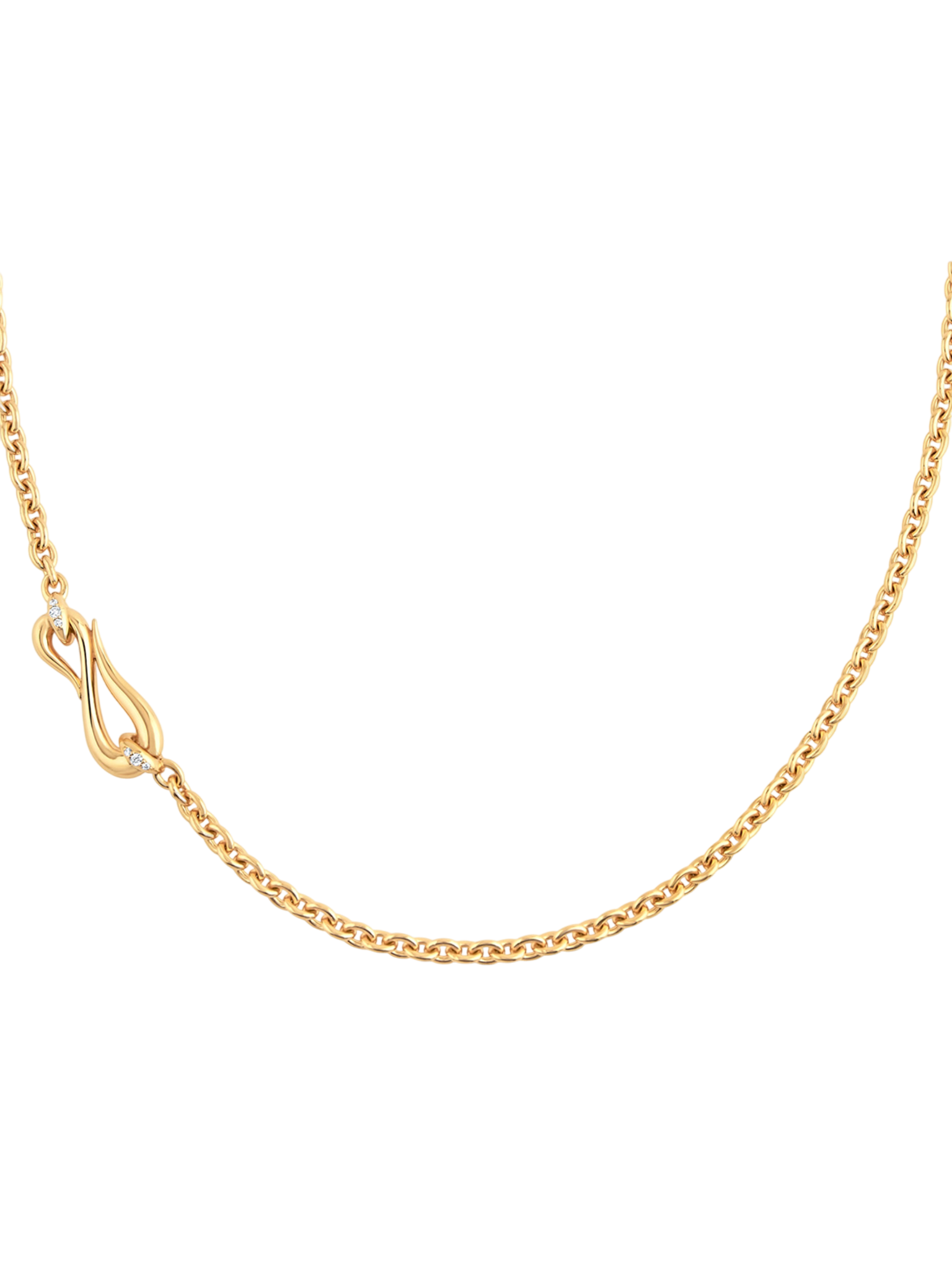 Lasso Necklace- Silver